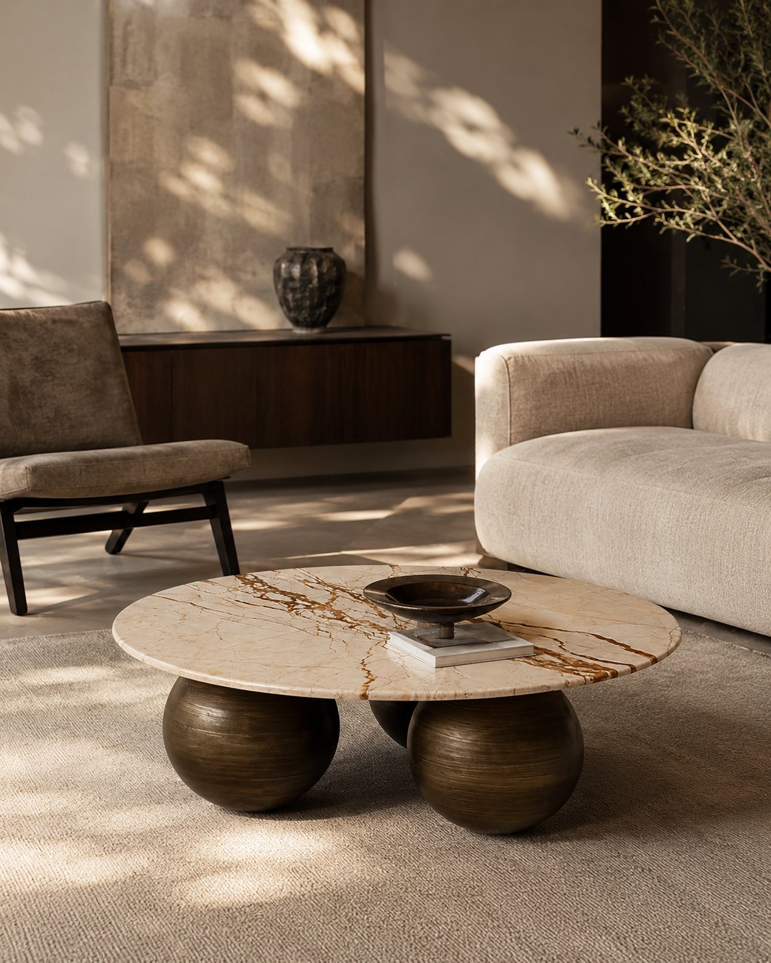 Crescent Coffee Table