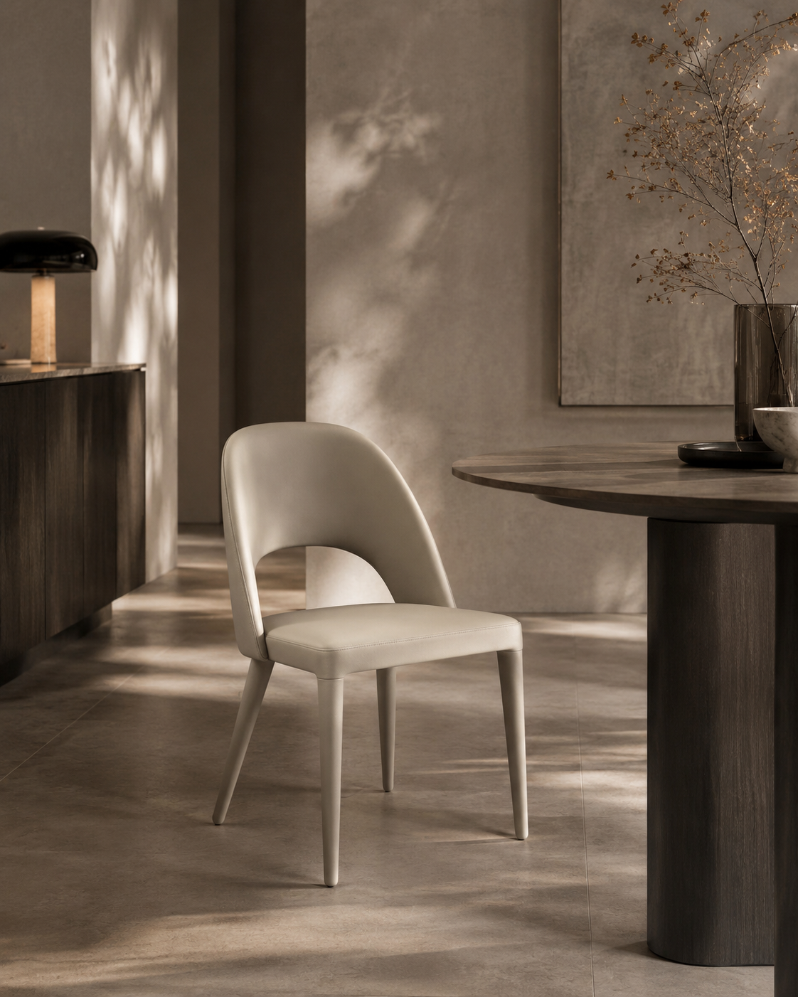Van Dining Chair - Set of 2 - Dark Marble