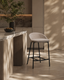 Tux Counter Stool - Taupe