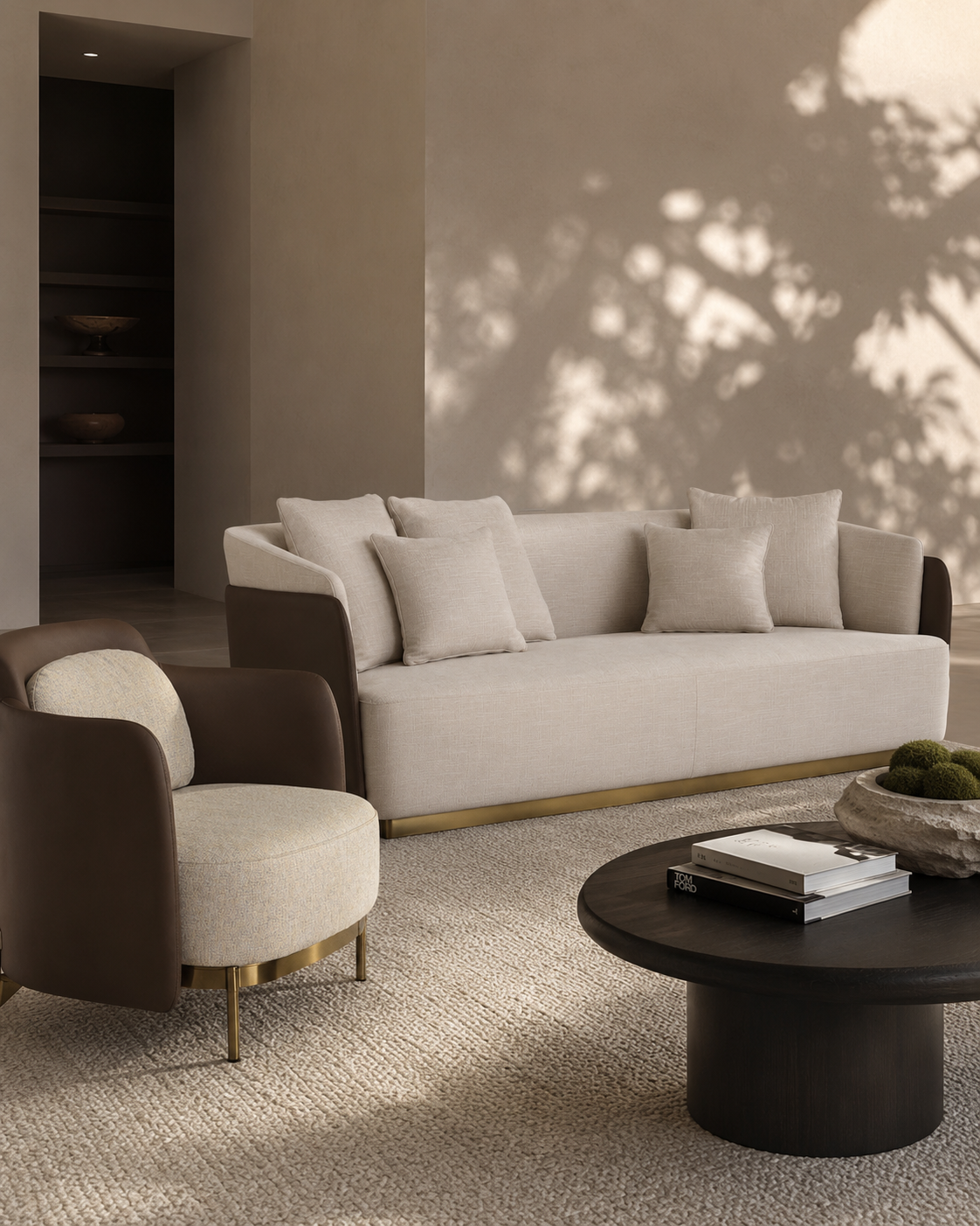 Gemma Lounge Chair - Olive