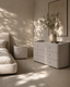 Vertu Dresser - Matte Beige