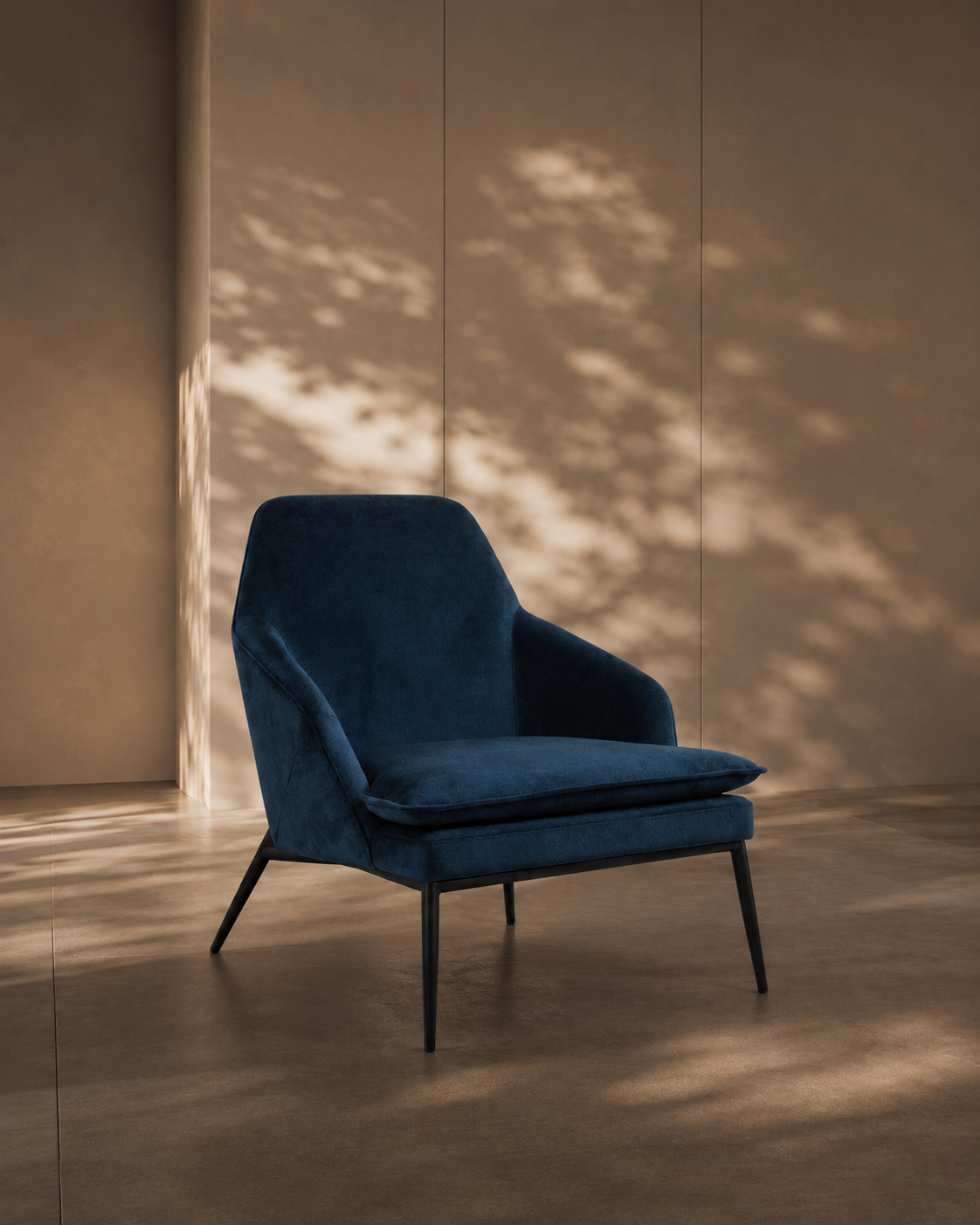 Stretti Lounge Chair - Deep Ocean