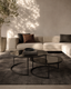 Wheel Coffee Table - Large - Glass