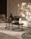 Wheel Coffee Table - Large - Glass