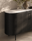 Lantine Marble Buffet - Black Oak