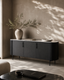 Lantine Marble Buffet - Black Oak