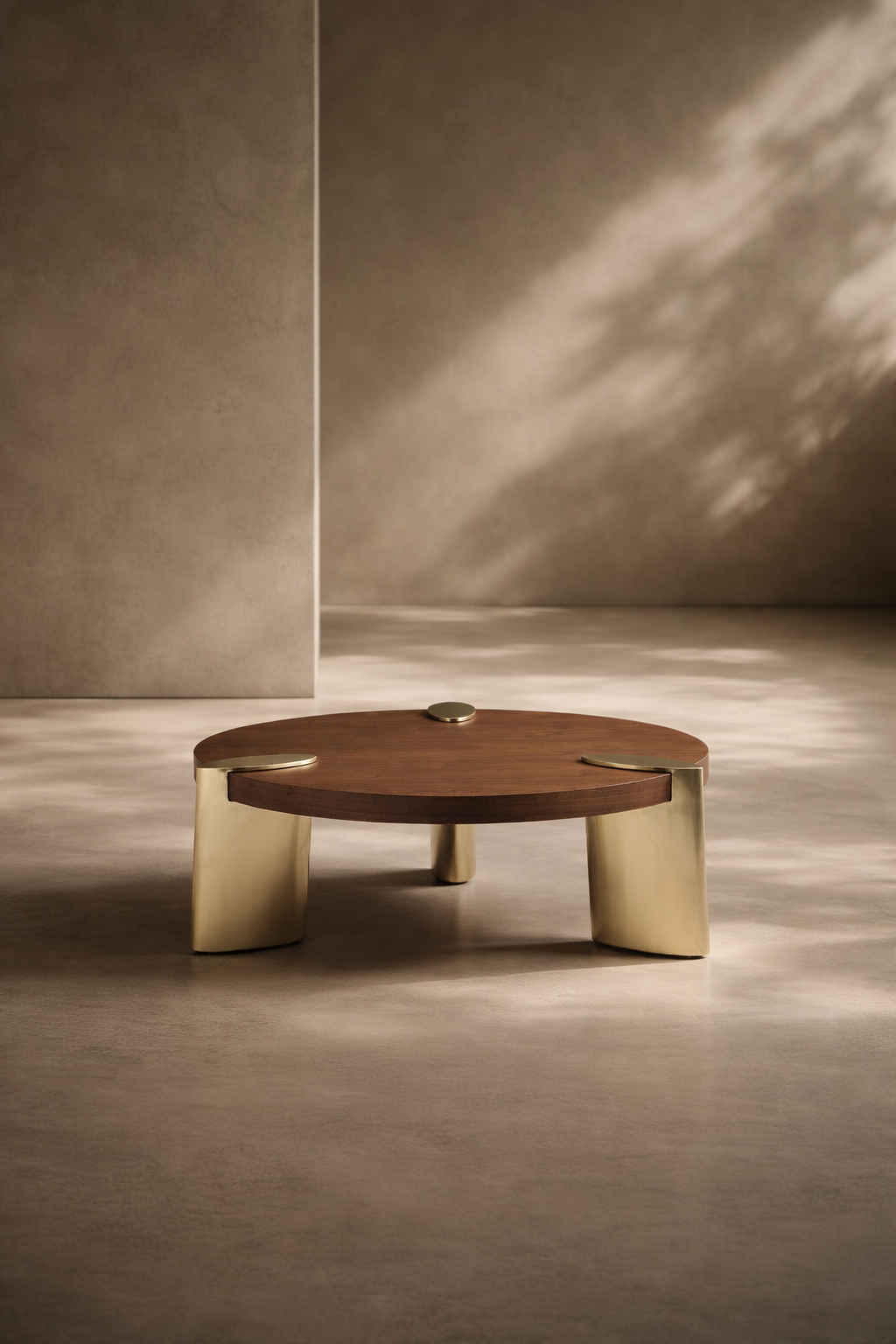 Amara Coffee Table - Small - Dark Walnut