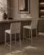 Tommy Franks Dining Othello Bar Stool - Concrete Grey House of Isabella UK