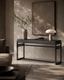 Skaff Console Table - Black