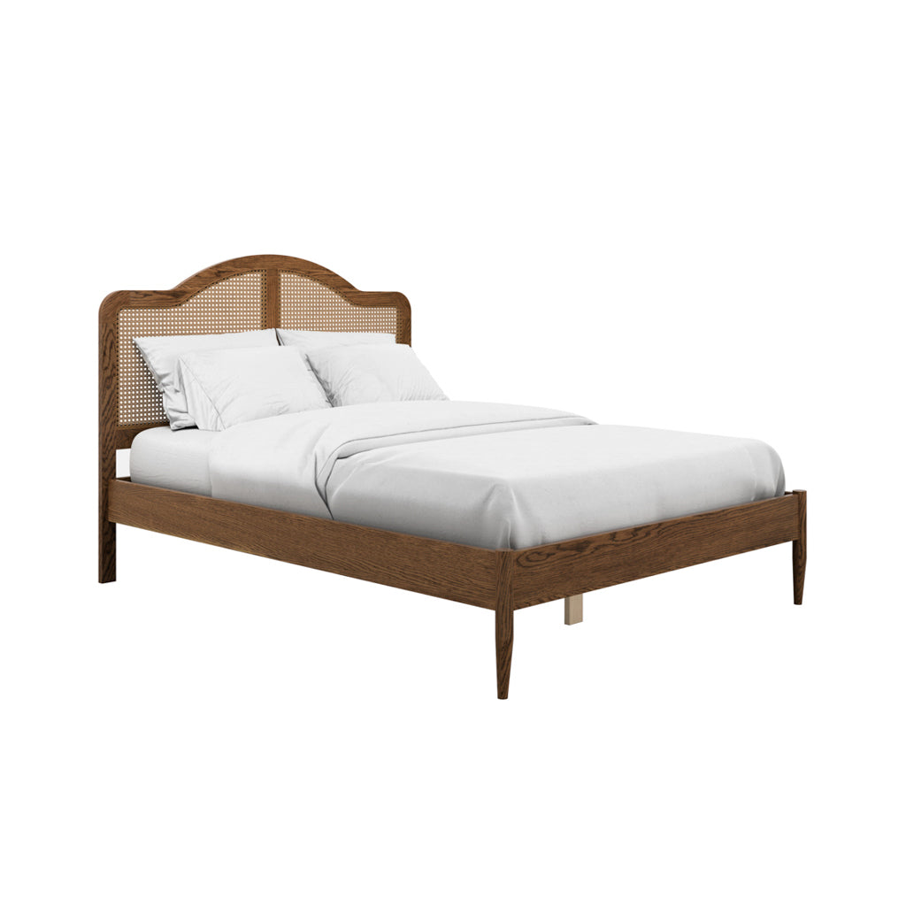 Claude Smoked Double Bed