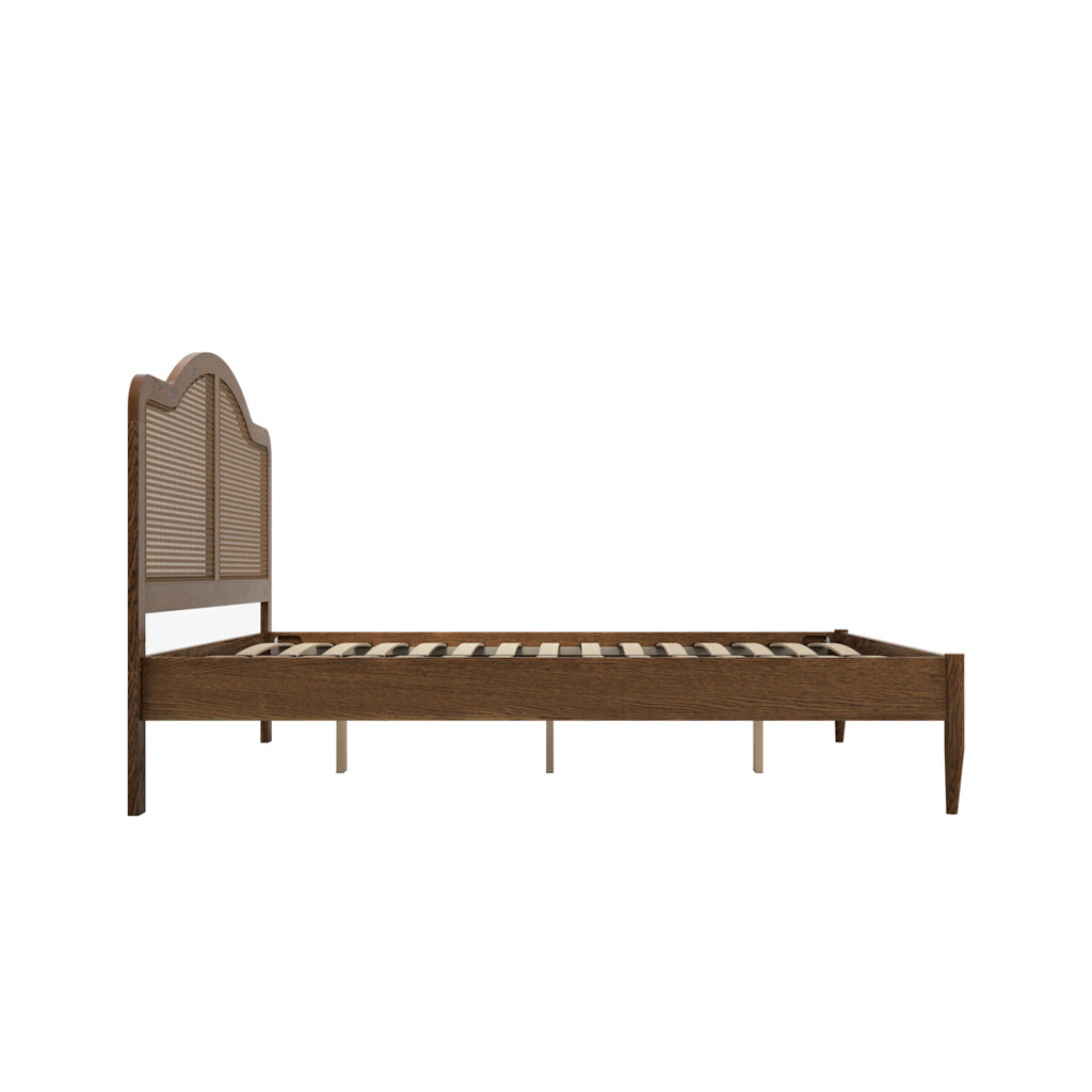 Claude Smoked Double Bed