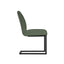 Cleaver Desert Sage and Black Dining Chairs