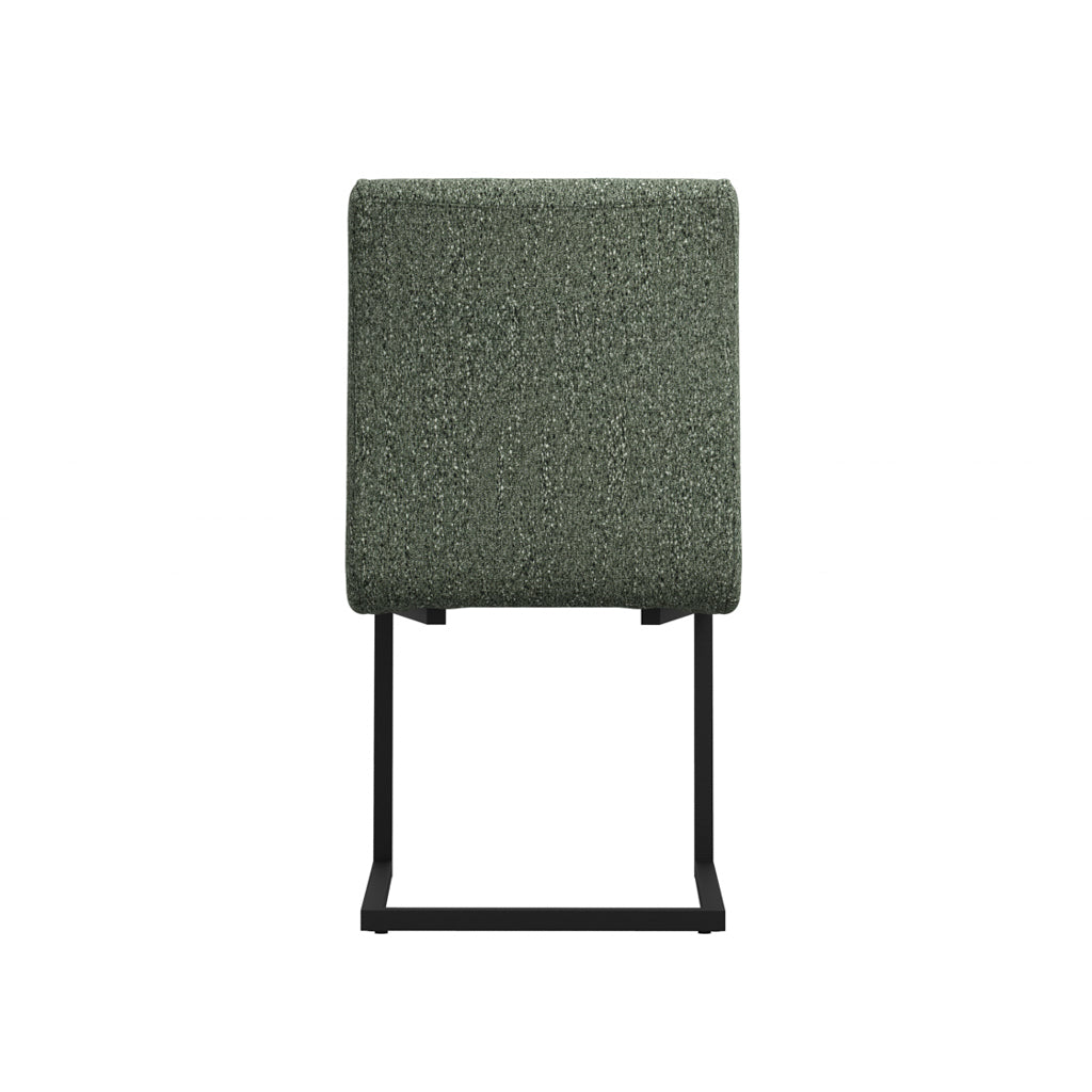 Cleaver Desert Sage and Black Dining Chairs
