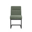 Cleaver Desert Sage and Black Dining Chair with Arms