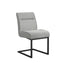 Cleaver Smoked Pearl and Black Dining Chairs