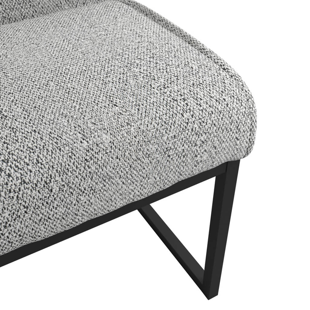 Cleaver Smoked Pearl and Black Dining Chairs