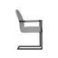 Cleaver Smoked Pearl and Black Dining Chairs with Arms