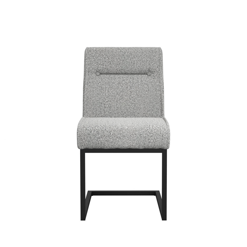 Cleaver Desert Sage and Black Dining Chair with Arms