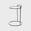 Cocktail Table Round Pumice Leather