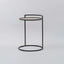 Cocktail Table Round Pumice Leather