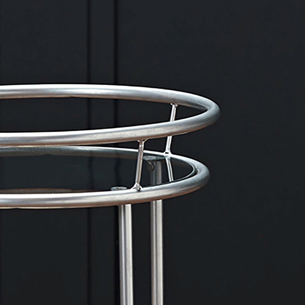 Collins Drinks Trolley Silver