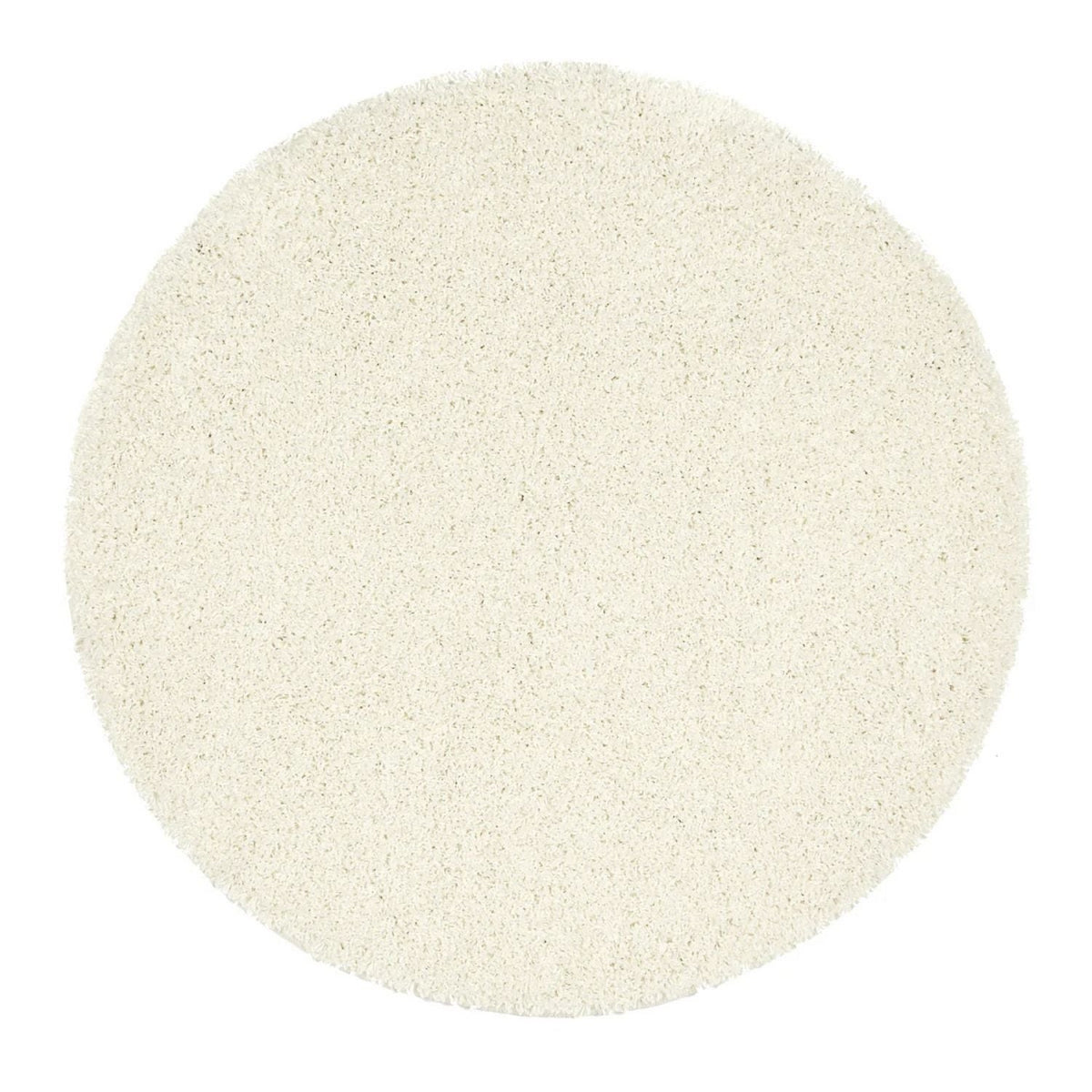 Washable Ghost Ivory Shaggy Rug