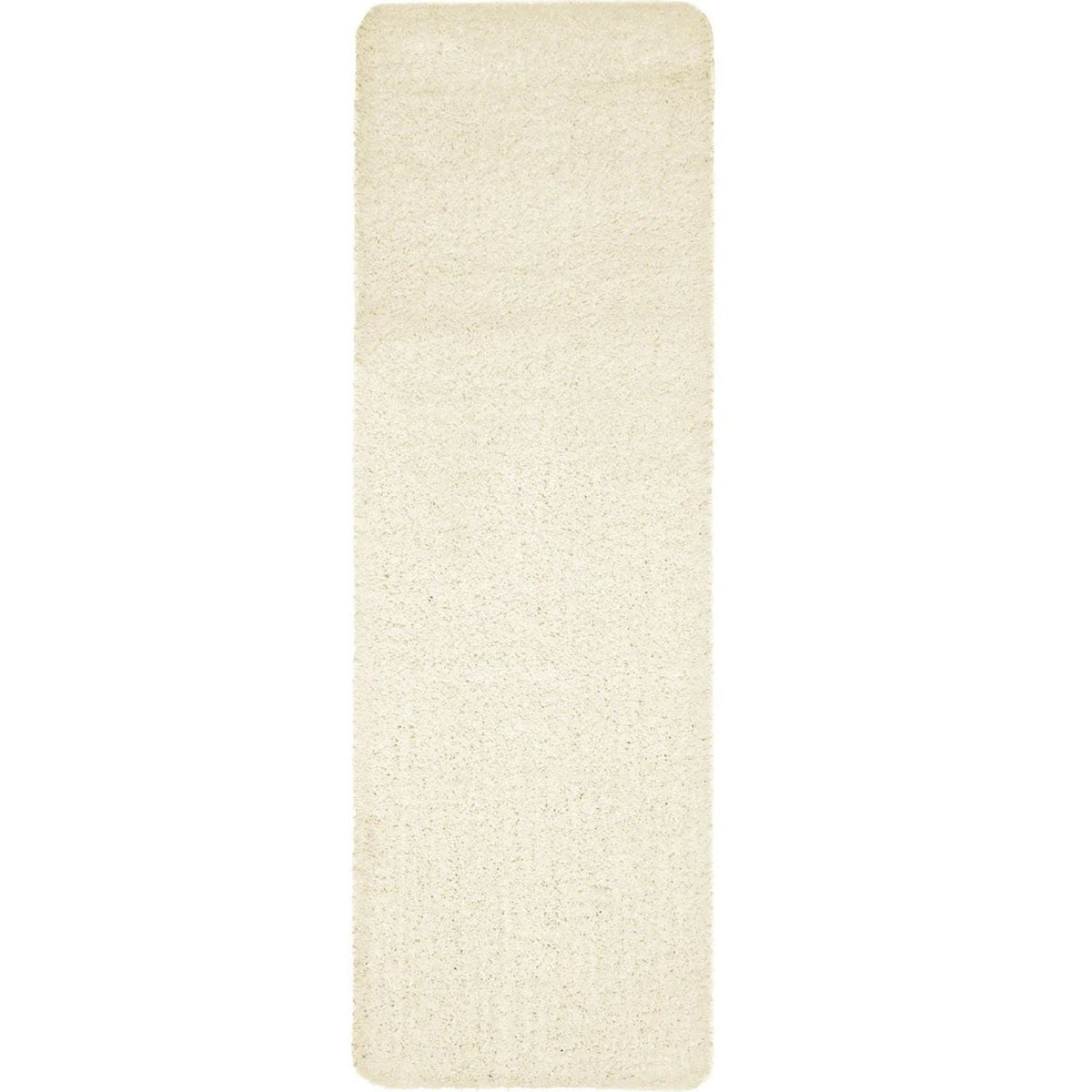 Washable Ghost Ivory Shaggy Rug