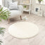 Washable Ghost Ivory Shaggy Rug