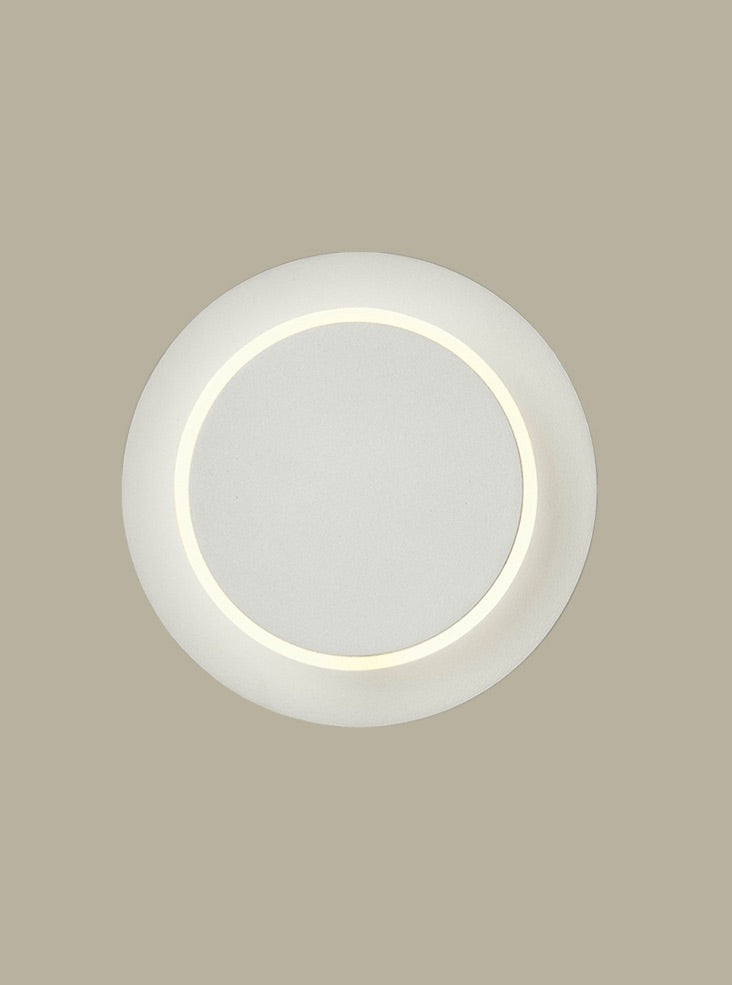 Crescent LED Wall Light - White