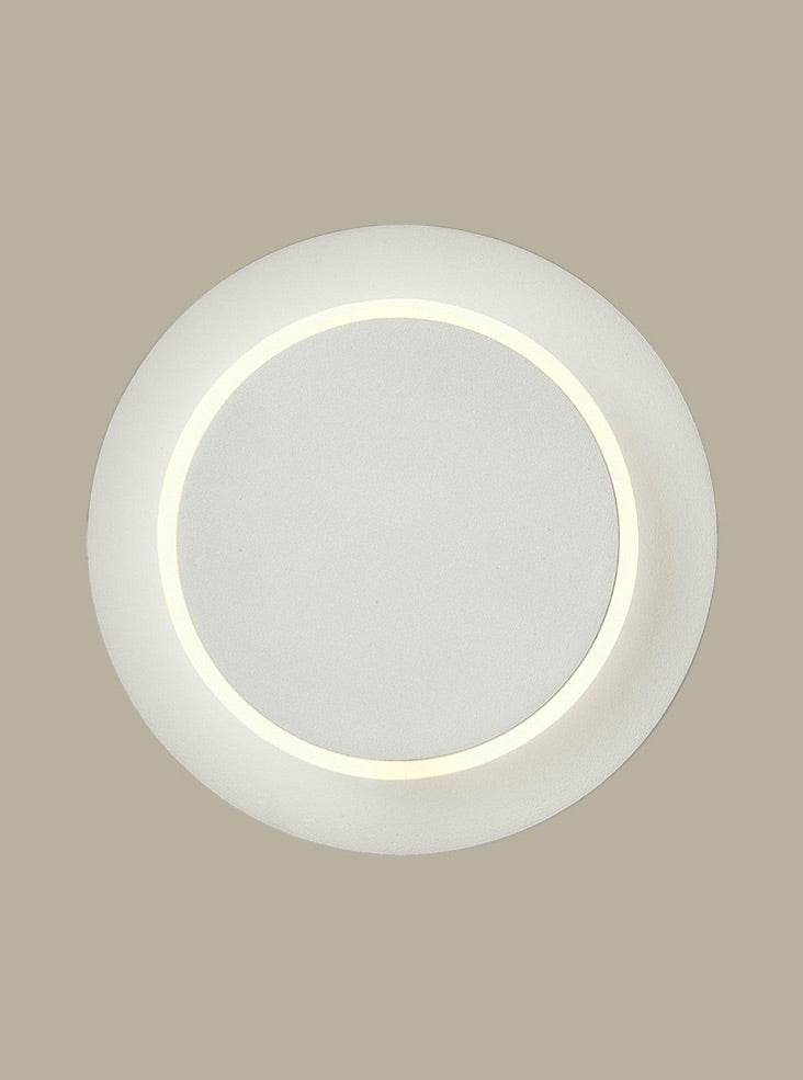 Crescent LED Wall Light - White