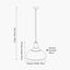 Tortona Ceiling Pendant Emerald