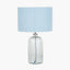 Chinon Glass Table Lamp Base and Shade Delft