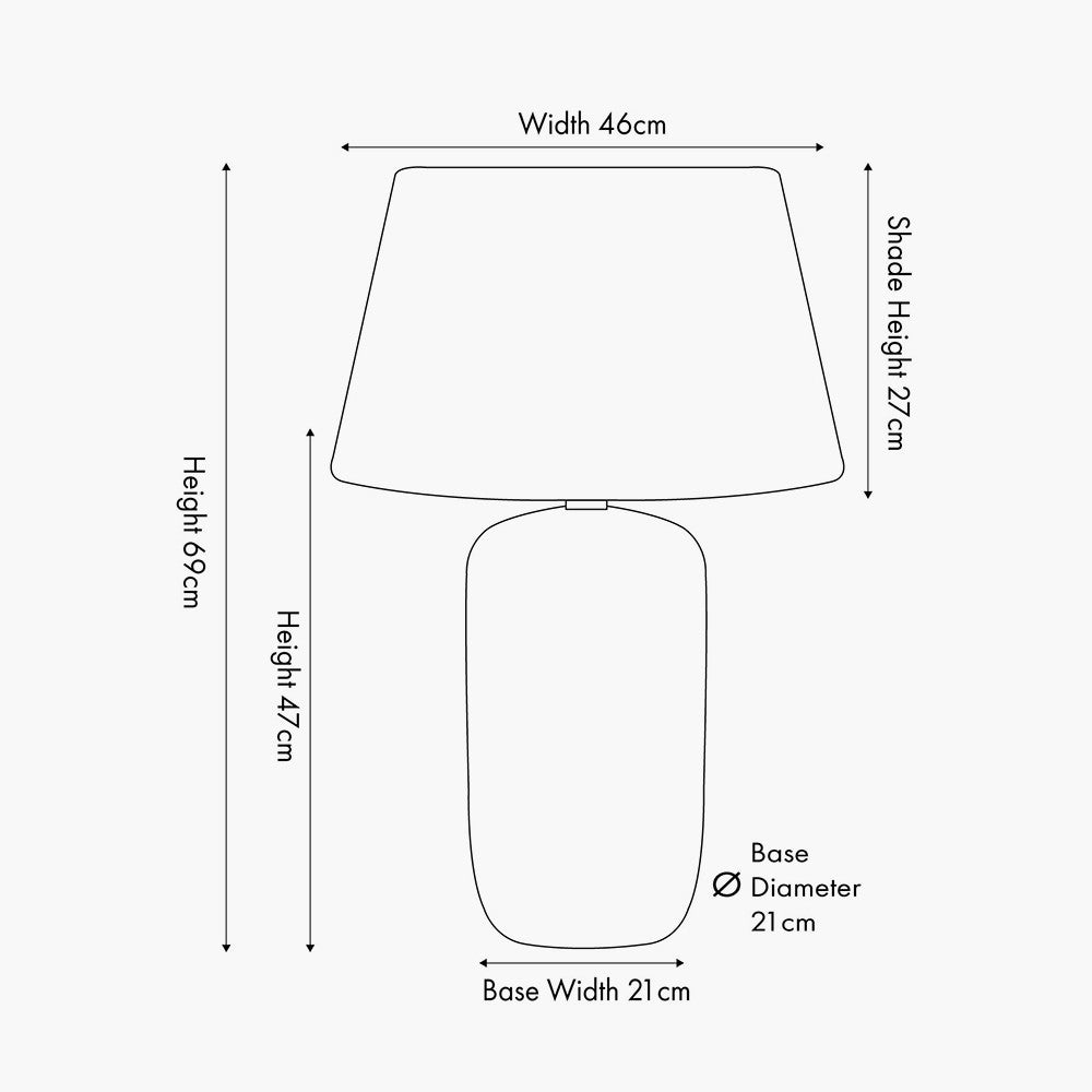 Porcelaine de Chine Table Lamp Base and Shade