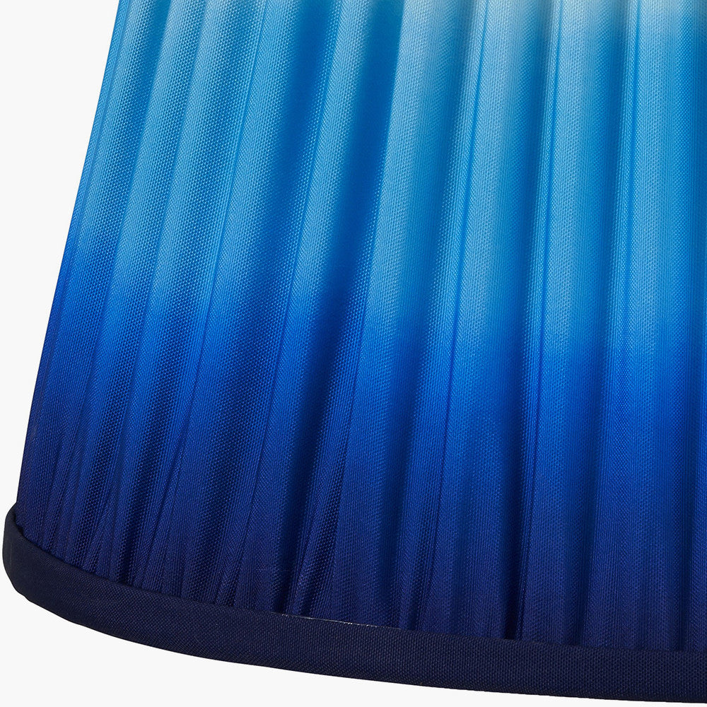 Savoie 25cm Pleated Shade Cobalt