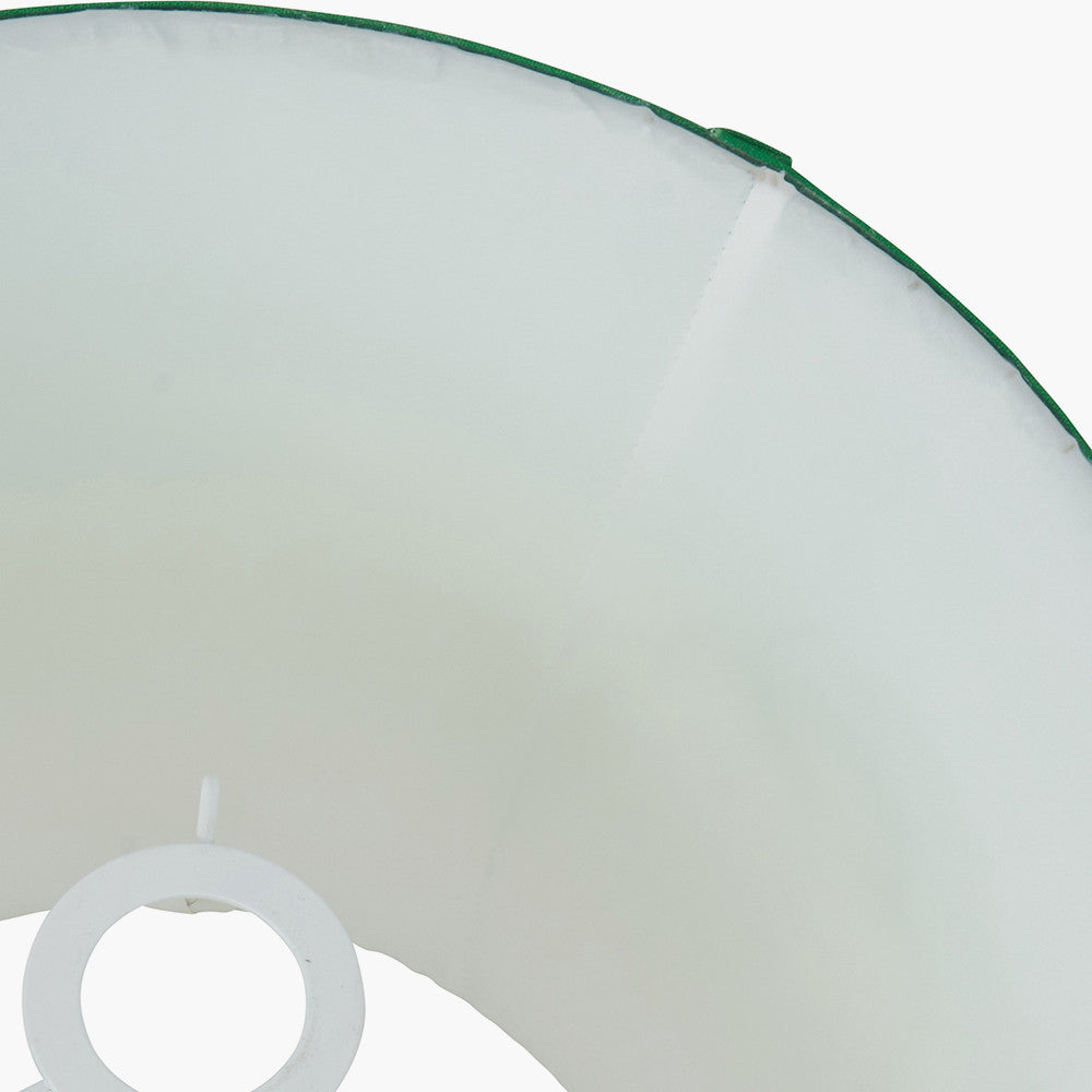 Savoie 25cm Pleated Shade Emerald