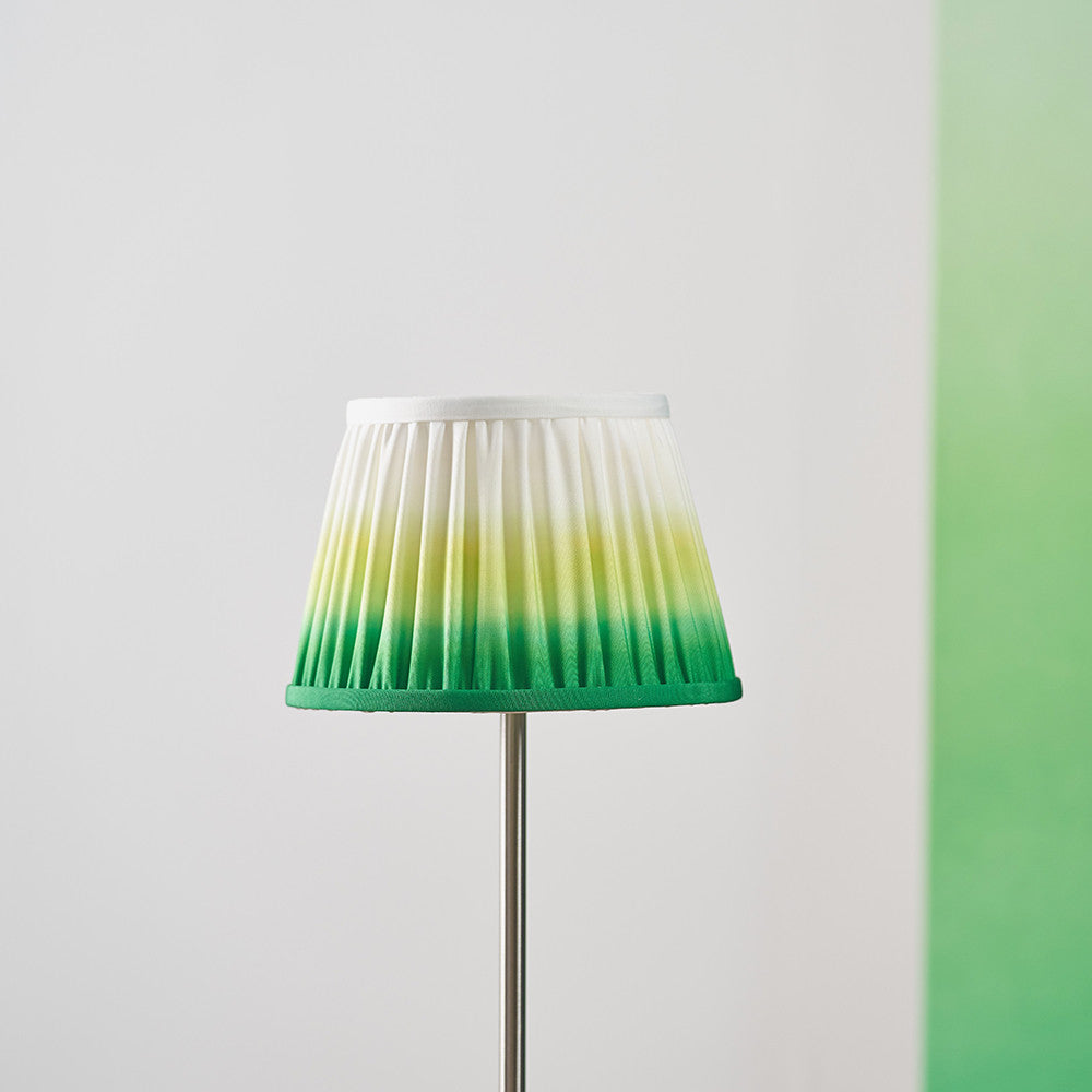 Savoie 25cm Pleated Shade Emerald