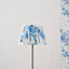 Kyoto Flower 25cm Pleated Shade Cobalt