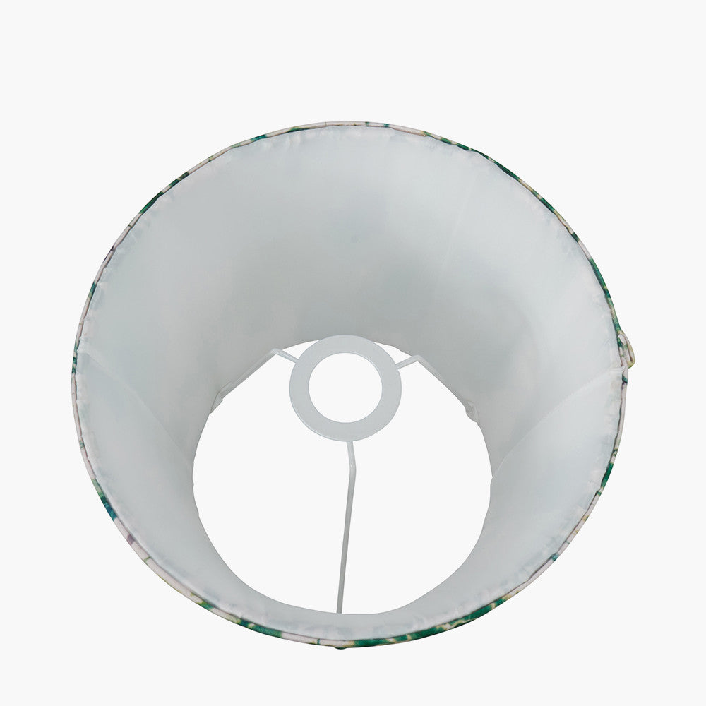 Kyoto Flower 25cm Pleated Shade Emerald