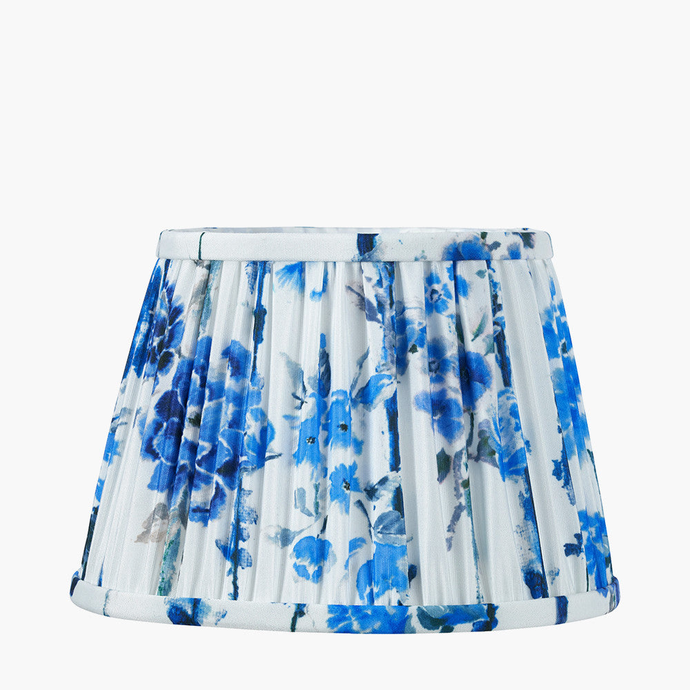 Kyoto Flower 30cm Pleated Shade Cobalt