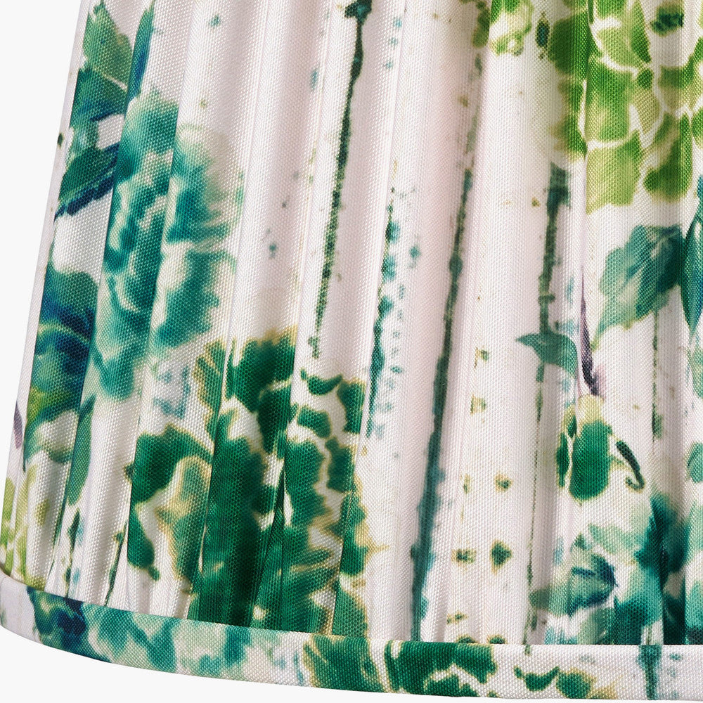 Kyoto Flower 30cm Pleated Shade Emerald