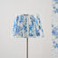 Kyoto Flower 35cm Pleated Shade Cobalt