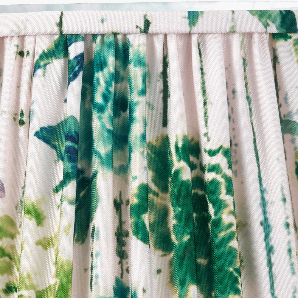 Kyoto Flower 40cm Pleated Shade Emerald