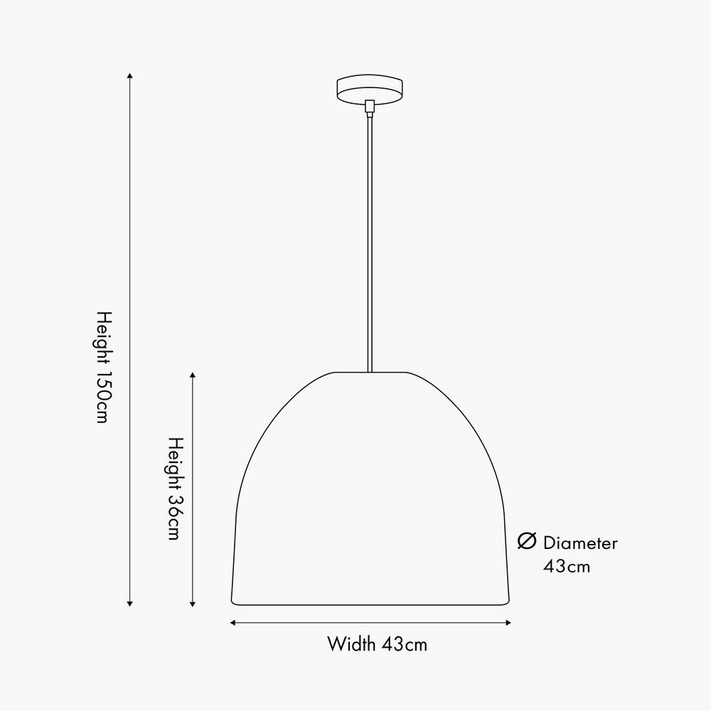 Brera Rattan Ceiling Pendant Cobalt