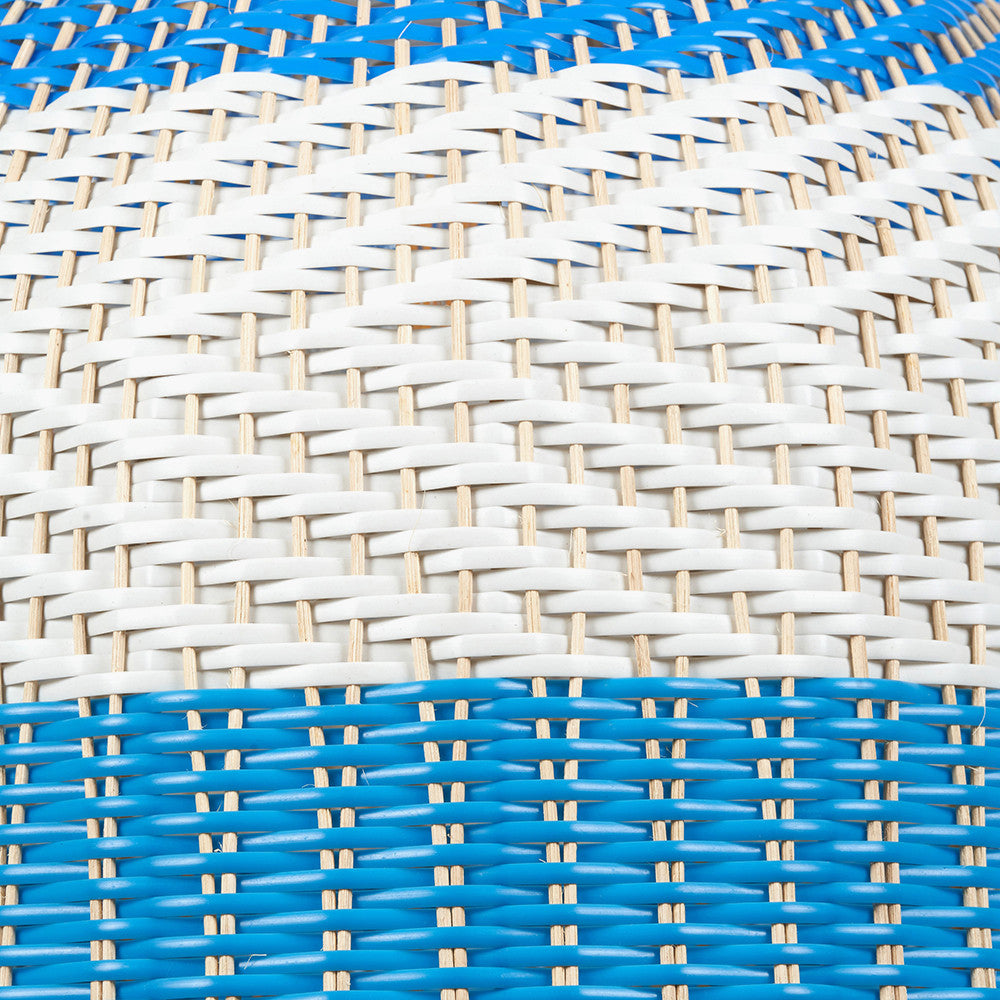 Brera Rattan Ceiling Pendant Cobalt