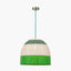 Brera Rattan Ceiling Pendant Emerald
