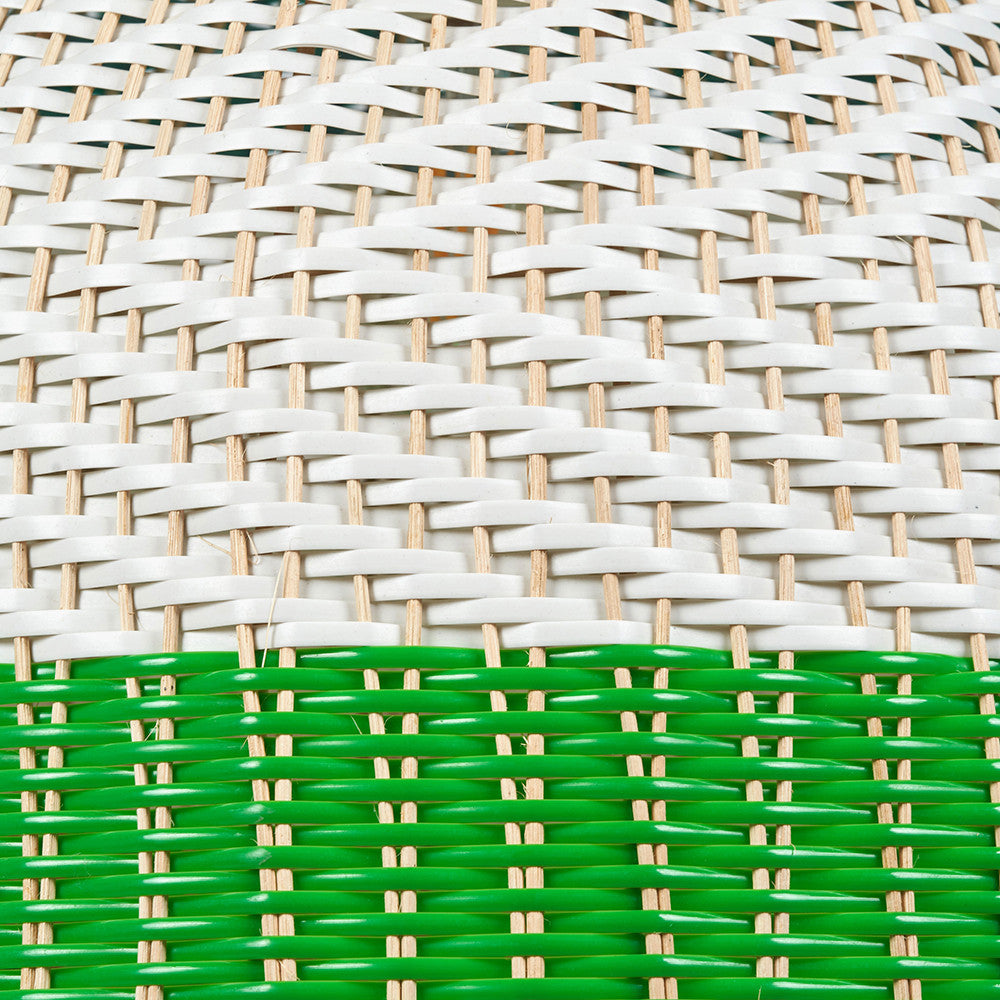 Brera Rattan Ceiling Pendant Emerald