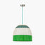 Brera Rattan Ceiling Pendant Emerald