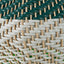 Brera Rattan Small Table Lamp Emerald