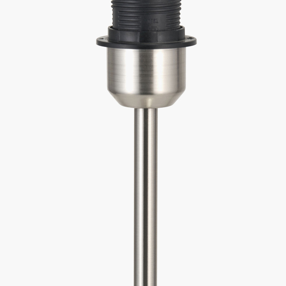 Sesvenna Brushed Silver Metal Stick Table Lamp Base