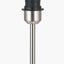 Sesvenna Brushed Silver Metal Stick Table Lamp Base